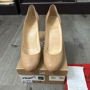 Christian Louboutin Simple Pump 100 Nude